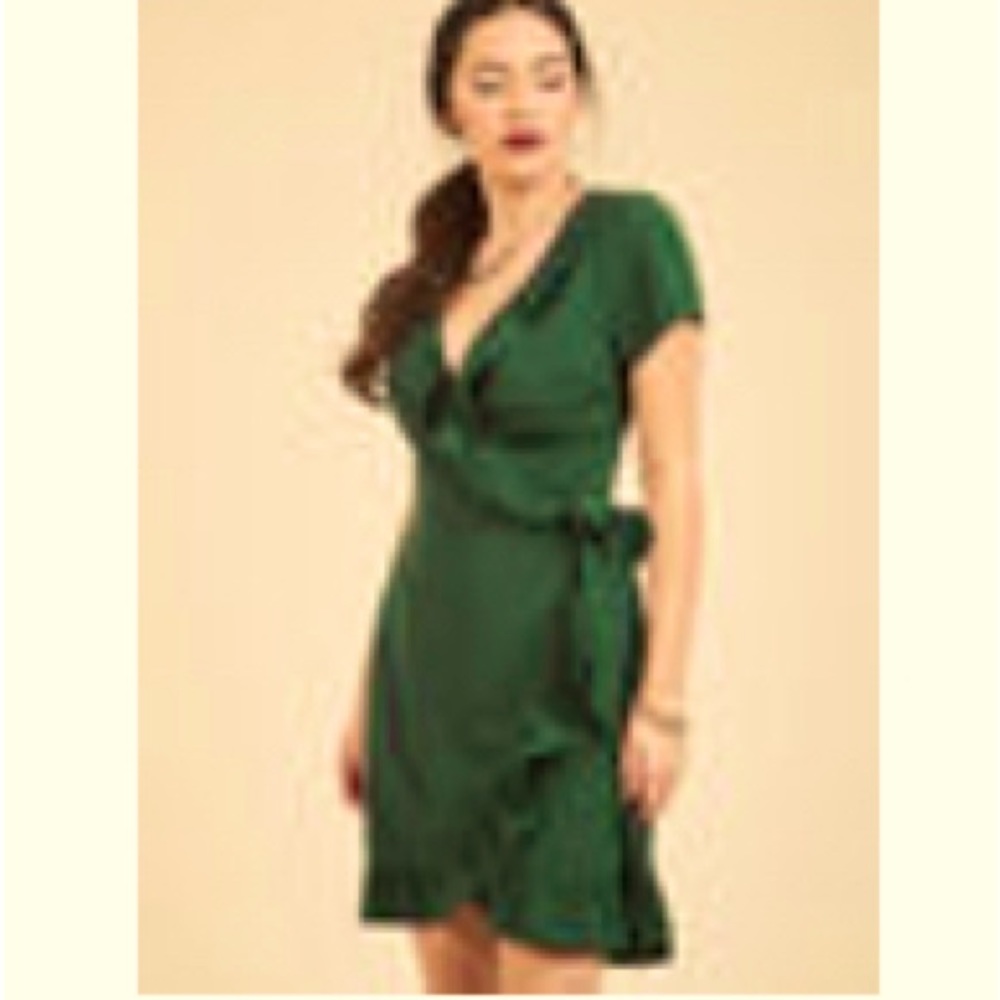 ModCloth Lace & Mesh wrap dress NWT XS & S